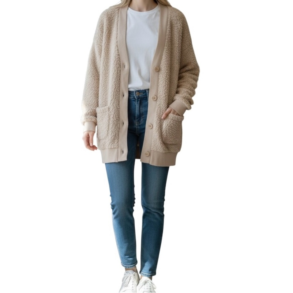 Love by GAP Sherpa Cardi Size XSmall/Small New